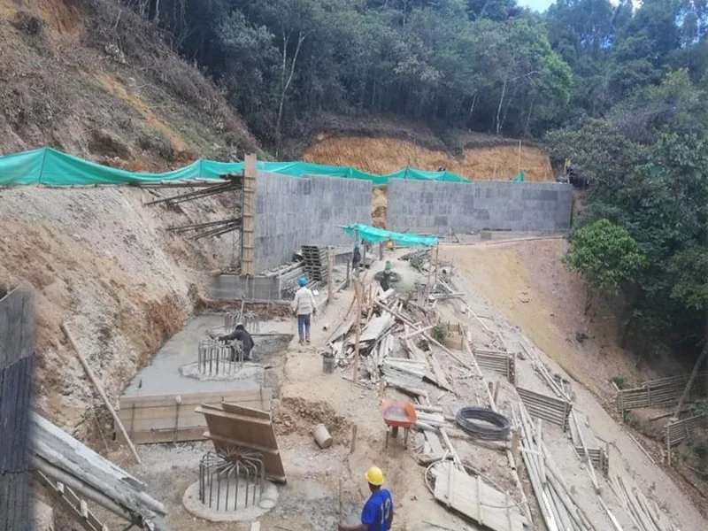 Estructura en Concreto — Hato Viejo, Timbío